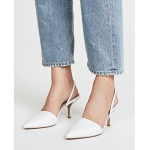 DVF • mortelle slingback kitten heel pumps